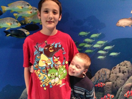 Joshua & Jacob at Mall of America in MN June 2013 ( ages 12 & 5) :)