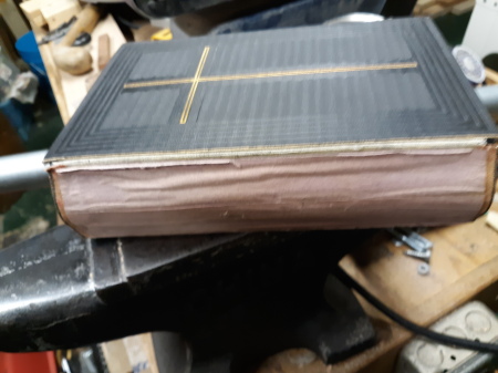 Rebinding a an old Luther Bibel