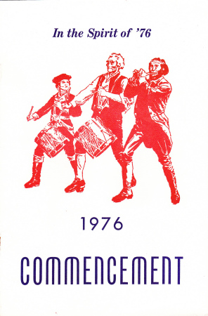 Commencement Cover - 1976