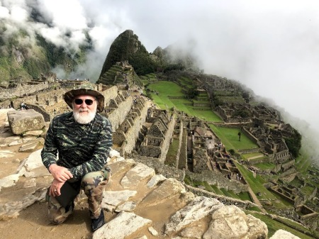 Jim at Machu Picchu, Peru