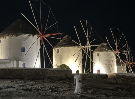 The windmills of Mykonos. 