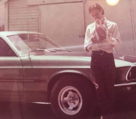 1972 with my 69 Mach 1 & Sonata the Cat