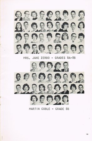 Jeff Smith's album, School 71 1961-62 class pictures