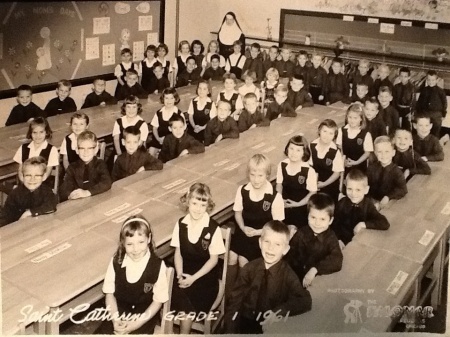 Gary McNeil's album, 1st grade class picture. 1961