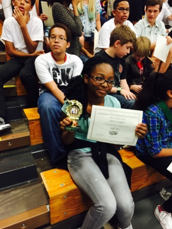 My daughter in the 8th grade honor student fir