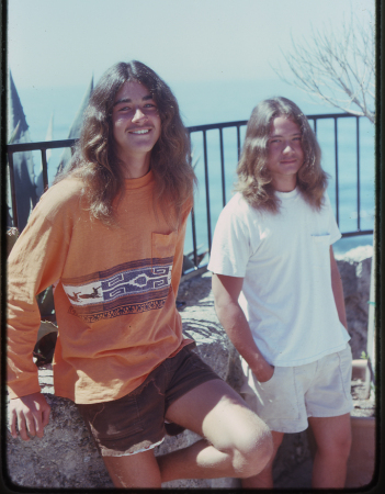 Me and Stu Laguna Beach 1979