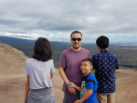 My Kids and I at Waimea Canyon October 2017