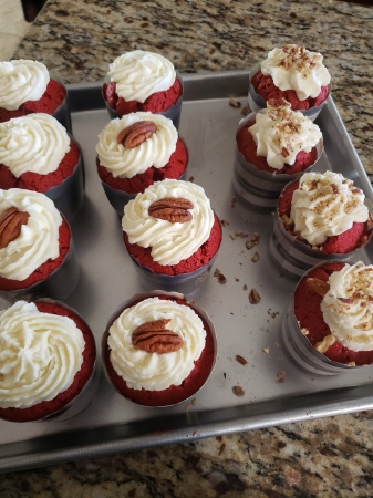 Red Velvet Cupcakes by ME...