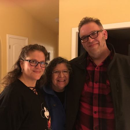 My daughter Sheila Burnham, me, and my son Rob