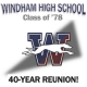 Windham High School Calss of '78 40th Reunion reunion event on Aug 11, 2018 image