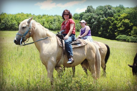 Horseback riding in WVa.