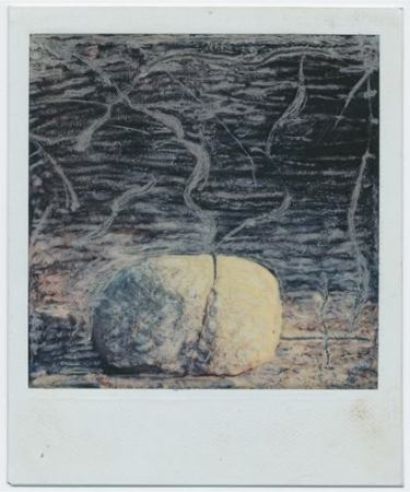 Rock Dreaming, SX-70 photograph, altered, 1982