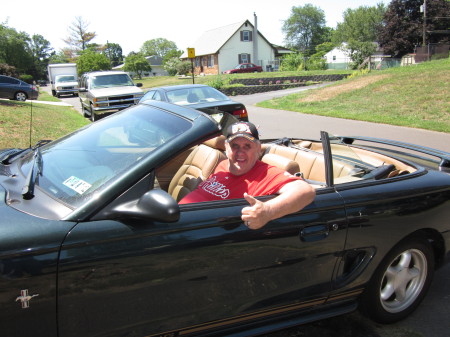 Marty & his convertible