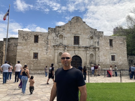 March 2024 visiting the Alamo.