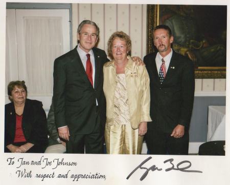 The first time I met President Bush in Columbus