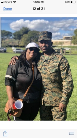 Me and my son at Camp Pendelton