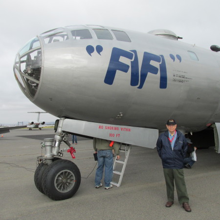 Ww II Boing B-29 Super Fortress.