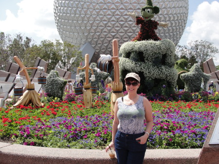 Stacy at Epcot