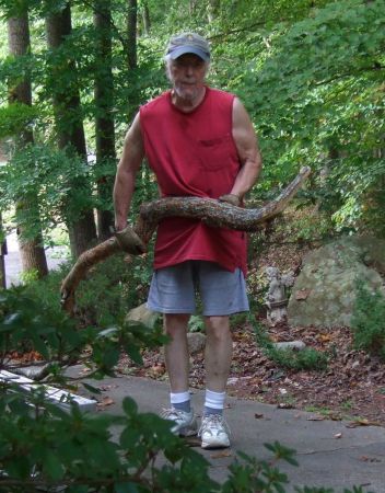 George Montgomery's album, Splitting firewood in July