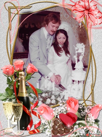 Our wedding day - June 8, 1975