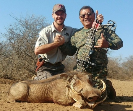 PH Ed and myself with Warthog 