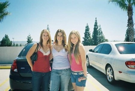 My 3 daughters Circa 2007. Northridge Mall 