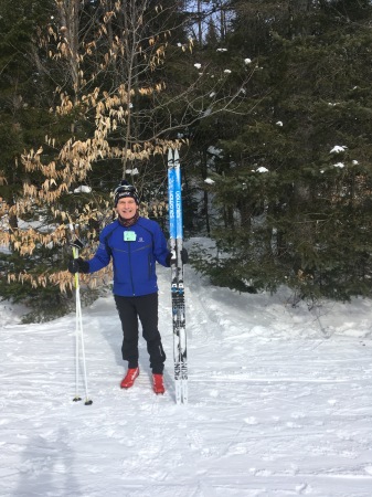 XC skiing Val Morin QC
