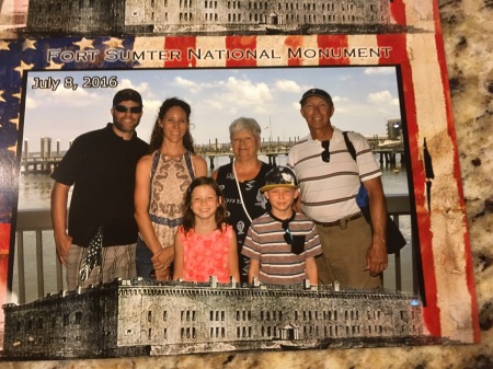 Family at Ft. Sumter