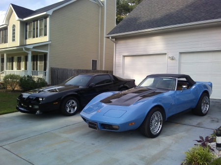 89 IROC and 74 Corvette