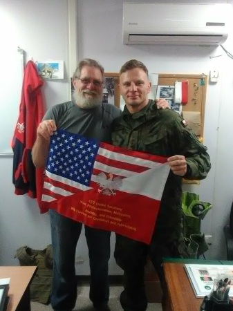 With a Polish friend in Afghanistan 