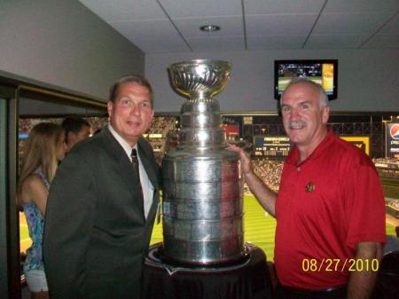 Me with Coach Q and Lord Stanley