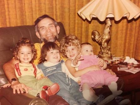 My Dad and the 1st 4 granddaughters