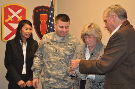 Kevin's promotion to LTC Fort Lee VA Nov 2013