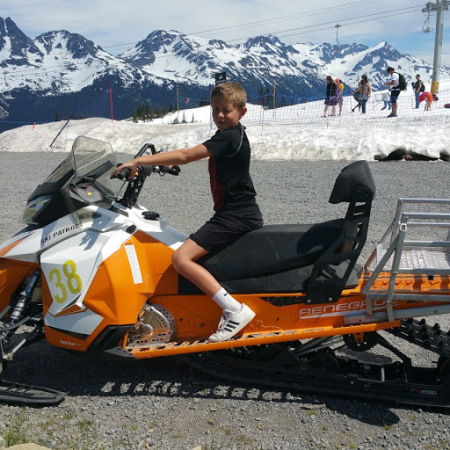 Josh at Whistler, Canada