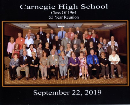 Carnegie High School Class of 64 -60th Class Reunion