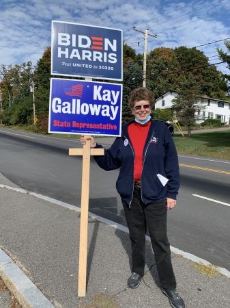 2020 Campaign at the Atkinson post office!