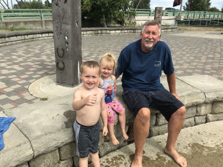 Grandkids at waterpark