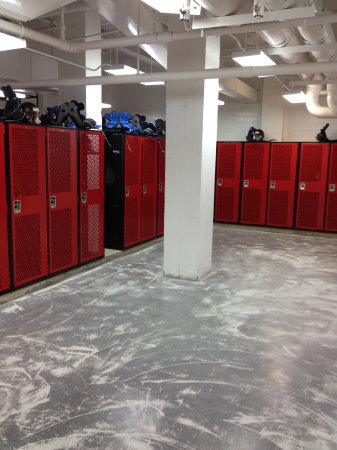 New lockers, new locker room