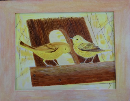 Yellow warblers