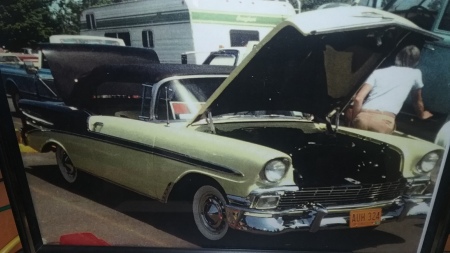 I restored this 1956 Chevrolet Convertable