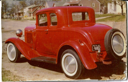 My 1932 Ford hot rod in 1959