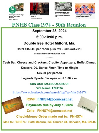 Framingham North High School Reunion