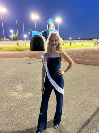 My grandaughter Maddie, Homecoming Princess ♥️