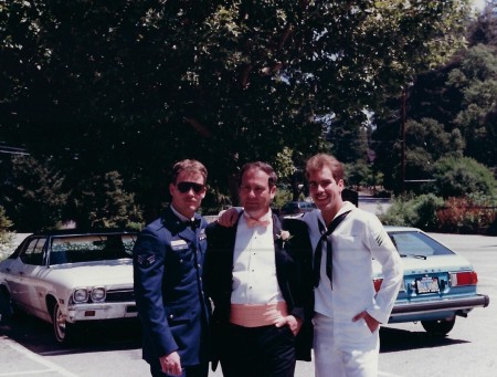 Earl, Troy (on left) and Trevor 1988 (ish)