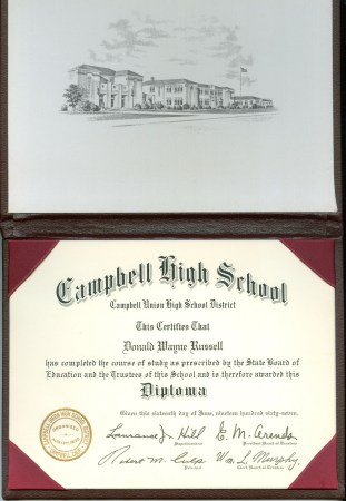 Donald Russell's album, Graduation