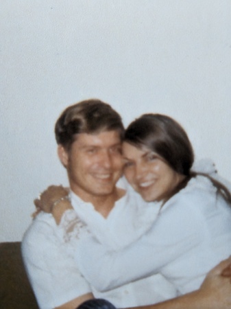 My wife, Bonnie, and I in Duelm, Mn. (1970)