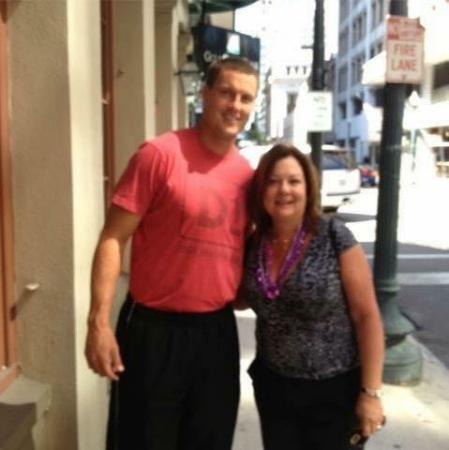 Bumping into Phillip Rivers in New Orleans!