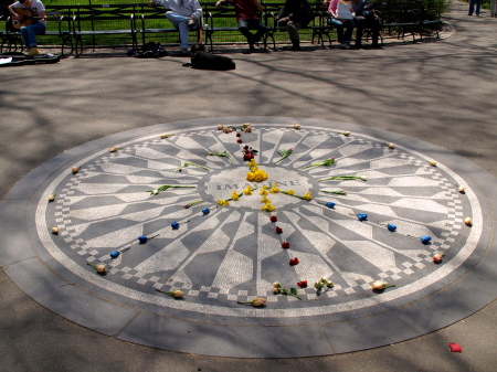 Strawberry Fields, Central Park.