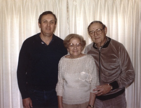 Harry & my parents  Florida 1997