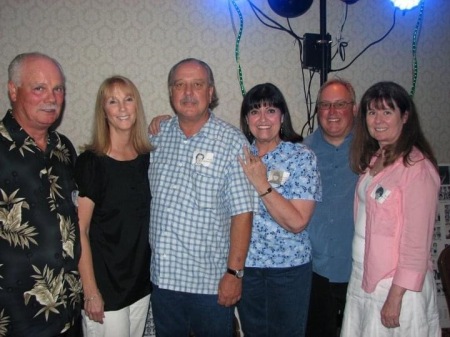 2008 BPHS 40REUNION. Bill,Janet,Nick,me,Dick 